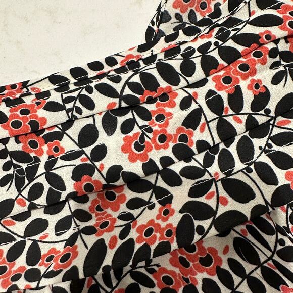 MAX STUDIO | Women’s Flutter Sleeve Top Faux Tie Multicolor Floral Blouse NEW XL - Picture 9 of 9